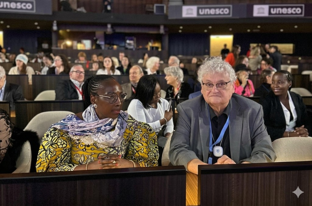 Chantal Chambu Mwavita dans un forum international